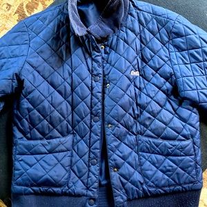 Le Tigre quilted lightweight jacket with corduroy collar